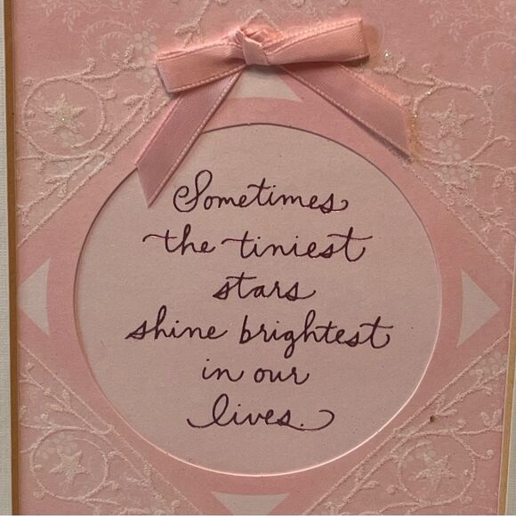 Baby Frame Bundle - 3 Unique Pink Themed Frames with Stands - Picture 11 of 12